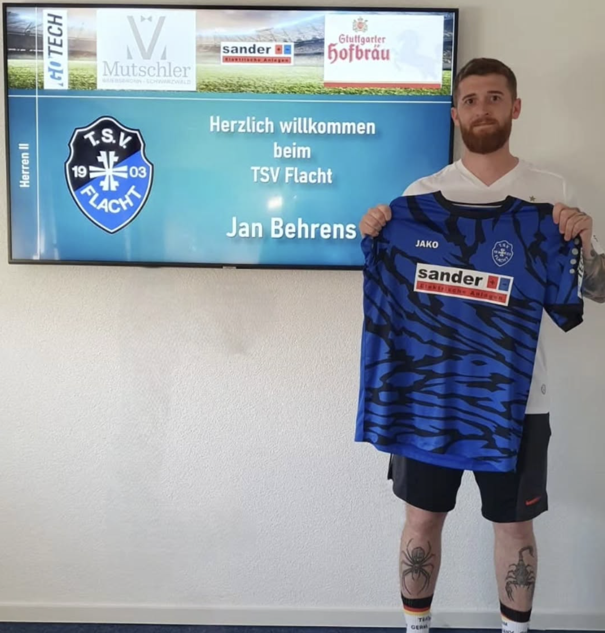 Wir heißen Jan Behrens an unserer Kelterstraße herzlich willkommen!